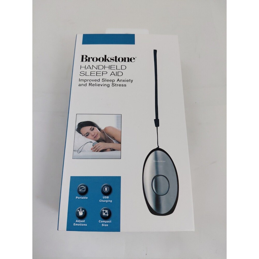Brookstone Handheld Sleep Aid USB Charging Stress Relief Device